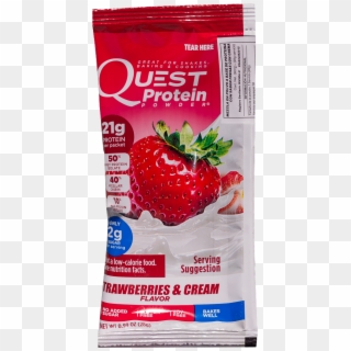 Quest Malteada 30g Fresas Con Crema - Strawberry Clipart
