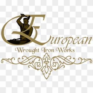 European Wrought Iron Works - Calligraphy Clipart