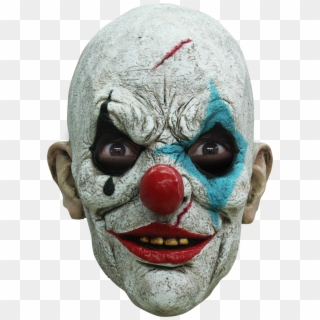 Froglord Maskeradmask Clown Tår - Horror Clown Maske Des Grauens Clipart