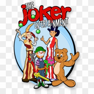 The Joker Entertainment Providing Circus Entertainment, - Cartoon Clipart
