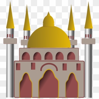 Mosque Islam Building Oriental Png Image - Mosque Building Clipart Png Transparent Png
