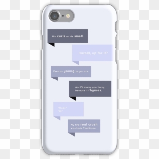Quotes & Bubbles Iphone 7 Snap Case - Mobile Phone Case Clipart