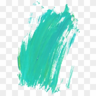 #blue #green #stroke #ink #stain #paint #freetoedit - Brush Stroke Painting Png Clipart