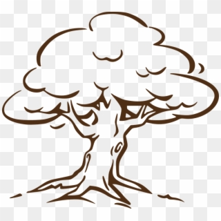 Black White Shade Tree Png - Black And White Tree Clipart Png Transparent Png