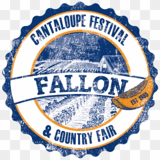Cantaloupe Festival Logo-distressed - Emblem Clipart