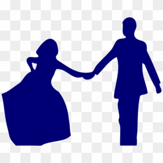 Man Woman Holding Hand Male Png Image - Wedding Clipart Navy Blue Transparent Png