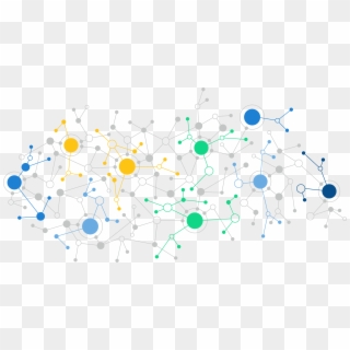 Data, Big Data, Connect The Dots, Blue, Line Png Image - Connect The Dots Graphic Clipart