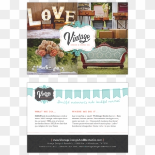Branding, Website And Ad Design For My Father's Wedding - Flyer Clipart
