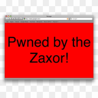 Pwned By The Zaxor - Hexagon Clipart