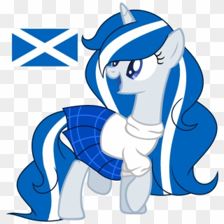 Cosmicwitchadopts, Clothes, Female, Kilt, Mare, Nation - Cartoon Clipart