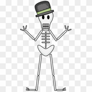 Skeleton - Cartoon Clipart
