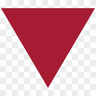 Upside Down Triangle - Red Triangle Pointing Down Clipart
