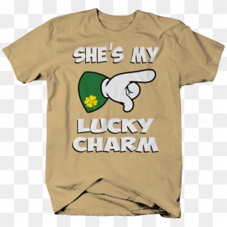 She 039 S My Lucky Charm Leprechaun Luck - Fiero T Shirt Vintage Clipart