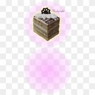 White Cake With Two Layers Of Vanilla And Nutella - Chocolate Cake Clipart