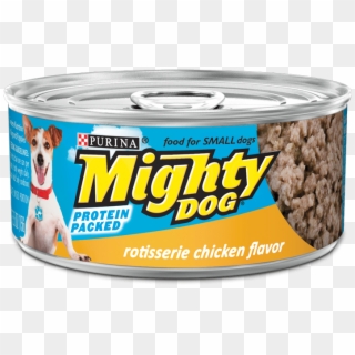 Mighty Dog Rotisserie Chicken Flavor Wet Dog Food - English White Terrier Clipart