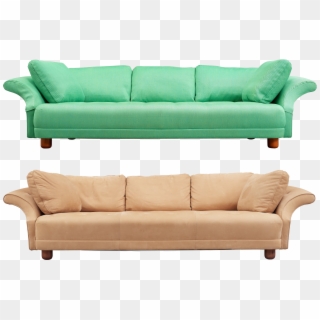 Sofa Clipart Green Couch - Диваны Пнг - Png Download