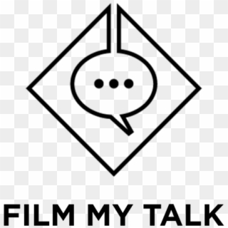 Film My Talk - Line Art Clipart