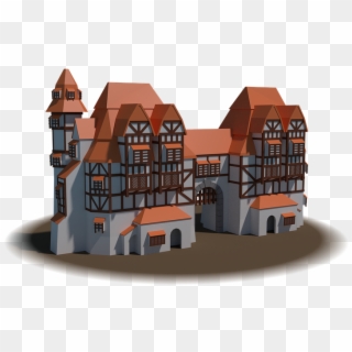 Building, Middle Ages, Ancient, Old, Fortress, Window - Middel Age House Png Front Clipart