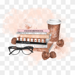Lvbksstackvingette - Book Clipart