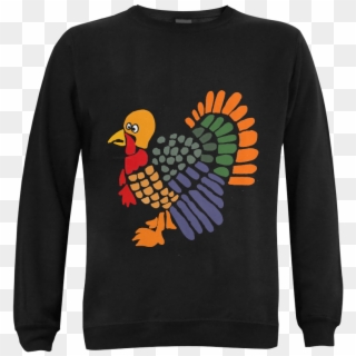 Funny Turkey Abstract Art Gildan Crewneck Sweatshirt - Sweatshirt Clipart