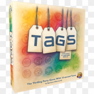 Tags 3d Box Left - Tags Asmodee Clipart