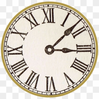 Relogio Sticker - Old Clock Face Roman Numerals Clipart