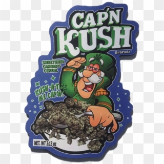 Captain Kush Die Cut - Cap N Kush Clipart