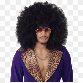 Huge Afro Wig - Halloween Afro Costume Ideas Clipart