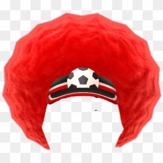 #afro #wig #wigs #hair #soccer #soccerfan #redwig #red - Transparent Red Red Wig Clipart