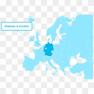 Germany - Europe 1860 Map Blank Clipart