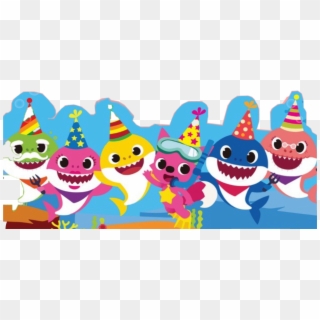 Babyshark Sticker - Happy Birthday Baby Shark Clipart