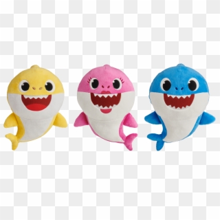 Squeeze Them To Hear The Pinkfong Baby Shark Song And - Baby Shark Plush Clipart