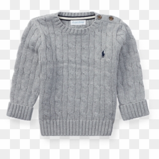 Ralph Lauren Baby Boys Cable-knit Cotton Sweater - Cardigan Clipart