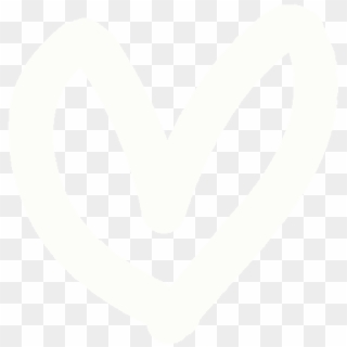 White Heart Transparent - Emblem Clipart