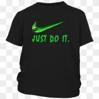 Rick And Morty Just Do It Nike Logo Shirts T Shirt - Shirt Clipart