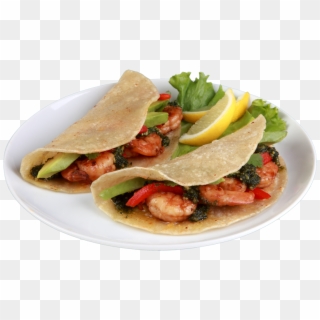 Dinner Tia Rosa - Taco On Plate Png Clipart