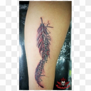 Feather Tattoo - Tattoo Clipart