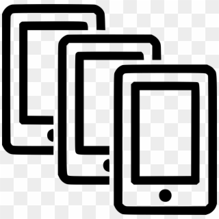 Multiple Smartphones Comments - Multiple Smartphone Icon Clipart