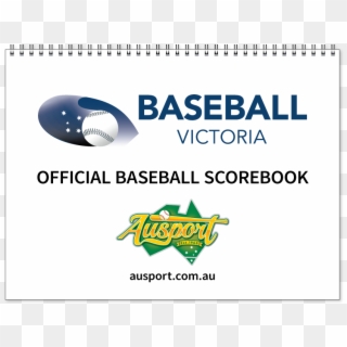 Baseball Victoria Official 9 Batter Score Book Clipart