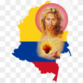 Sagrado Corazon De Jesus Colombia Clipart