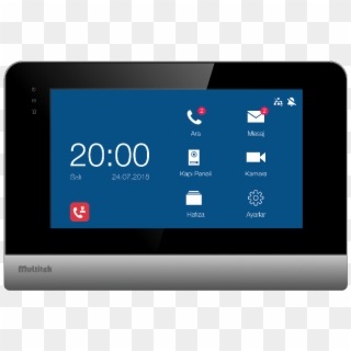 1) Lim70, 7" Touchscreen Ip Intercom Monitor - Tablet Computer Clipart