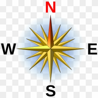 Compass Rose En Small N - Compass Rose Clipart