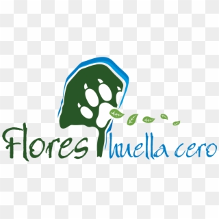 Logo Flores Huella Cero Clipart