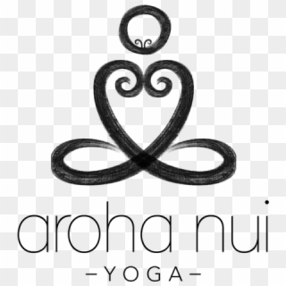 Aroha Nui Yoga Logo B - Heart Clipart