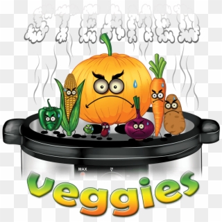 Dish Clipart Steamed Vegetable - Cartoon - Png Download