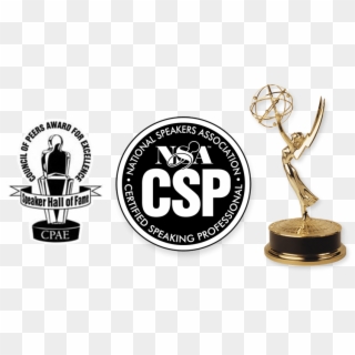 Csp Cpae Emmy Award Winner - Certified Speaking Professional Clipart