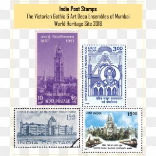 Several Buildings Already Have India Post Stamps - Postage Stamp Clipart