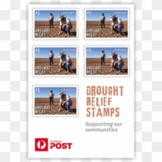 Images Of The Drought Relief Stamps Booklet Pane - Drought In Australia Clipart