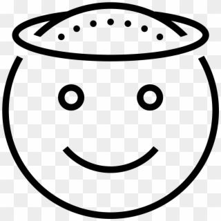 The Angel Icon Is Composed Of A Circle That Appears - Smiley Clipart