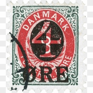 Inverted Frame "4 Ore" Surcharge, - Postage Stamp Clipart